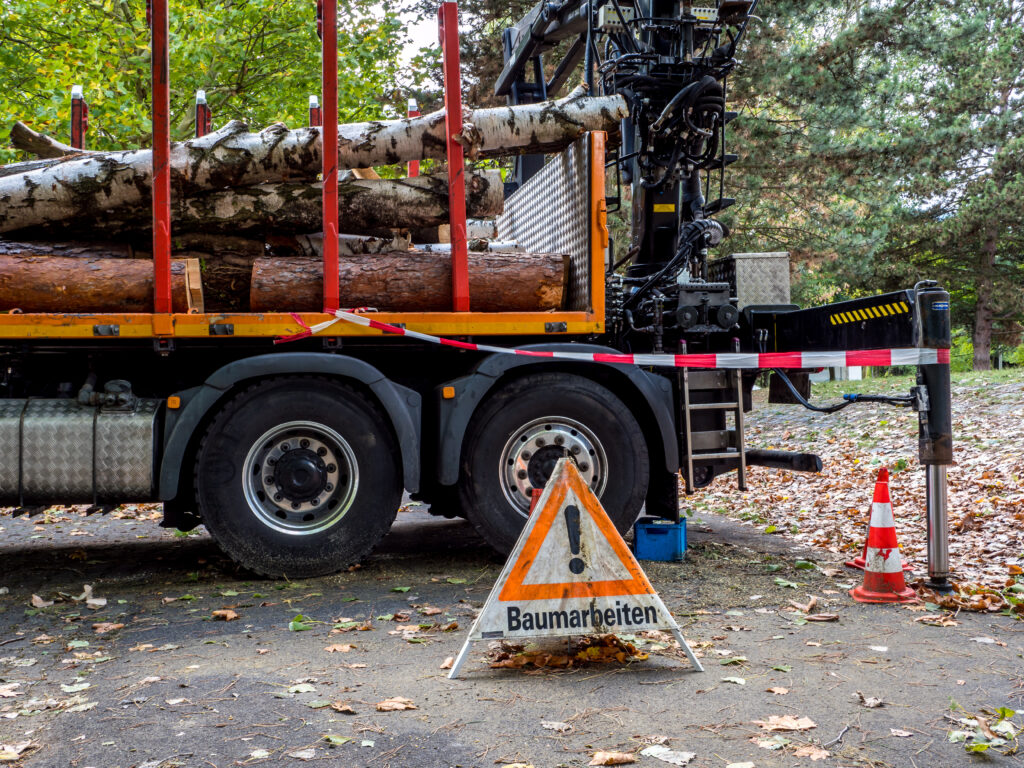 Baufeldrodung in Ulm